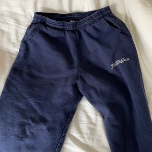 Sporty & rich navy sweatpants